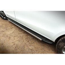 Бокові пороги Duru (2 шт. Алюміній) Довга (ExtraLong) для мерседес Vito/V-class W447 2014- рр