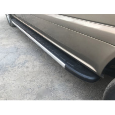 Бокові пороги Duru (2 шт. Алюміній) Довга база для мерседес Viano 2004-2014 рр