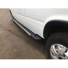 Бокові пороги RedLine V1 (2 шт., Алюміній) Довга база для мерседес Sprinter W901/902/903/904/905 1995-2006 рр