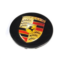 Заглушки у диски 76/71мм чорні (1 шт) для Porsche