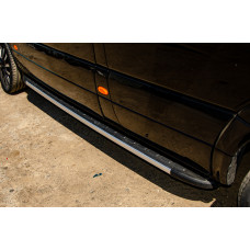 Бокові пороги Duru (2 шт., алюміній) Середня база для мерседес Sprinter W906 2006-2018 рр