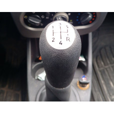Ручка КПП 8200079112 (чорна з сірим) для Dacia Logan I рр