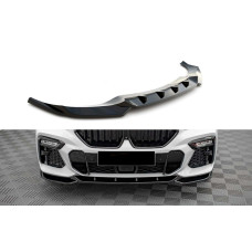 Передня Lip накладка DPT V-1 (Для M чорний глянець) для бмв X6 G06 2019- рр