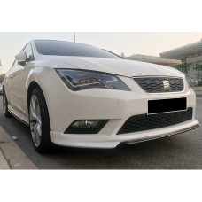 Передня Lip накладка DPT V-1 (2013-2016 під фарбування) для Seat Leon рр