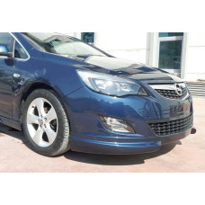 Передня Lip накладка DPT V-2 (Під фарбування) для Opel Astra J 2009-2015 рр