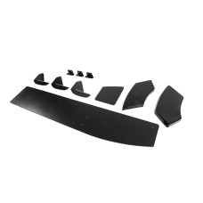 Задній дифузор DPT V-1 (чорний матовий) для Renault Clio IV 2012-2019 рр