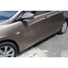 Бокові пороги DPT (під фарбування) для Hyundai Accent 2011-2017 рр