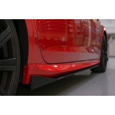 Універсальна накладки на бокові пороги DPT Aero Black (чорний глянець)