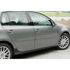 Бокові пороги DPT V-1 (HB під фарбування) для Volkswagen Golf 6 2008-2014 рр