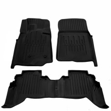 Килимки Stingray 3D (4 шт поліуретан) для Mitsubishi Pajero Wagon IV 2006-2021 рр