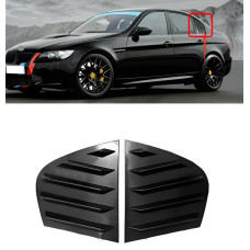 Накладки на задні вікна DPT (чорний глянець, 2шт) для бмв 3 серія E90/E91 2005-2011 рр