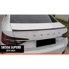 Спойлер DPT V-3 (2019-2024 чорний глянець) для Skoda Superb рр