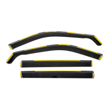 Вітровики вставні Niken Luxury (4 шт) для Toyota Highlander 2019- рр