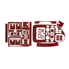 Накладки на панель Meric (V-клас, 1996-1999) Дерево для мерседес Vito W638 рр