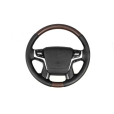 Кермо з підігрівом (темне дерево) для Toyota Land Cruiser 200 2007-2021 рр