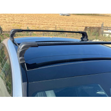 Багажник (поперечини) в штатні місця Ecem V3 (2 шт) Чорний, 145 см для Volkswagen Amarok 2010-2022 рр