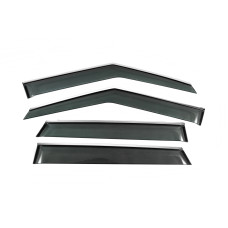 Вітровики з хромованим молдингом Niken Luxury (4 шт) для Range Rover Evoque 2012-2018 рр