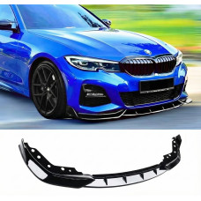 Накладка на передній бампер Lip CS-Style (для M-Sport 2018-2022 ABS) для бмв 3 серія G20/G21 2018- рр