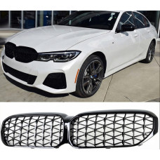 Ніздрі Diamond Silver (2021-2023) для бмв 5 серія G30/G31 рр