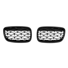 Решітка радіатора Diamond Black (чорний глянець) для бмв X5 E70 2007-2013 рр