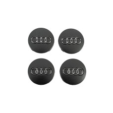 Заглушки у диски 60/58мм графіт ad5957g (4 шт) для Ауди