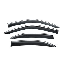 Вітровики з хромованим молдингом Niken Luxury (4 шт) для мерседес E-сlass W210 1995-2002 рр