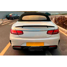 Спойлер V2 (кабріолет Карбон) для мерседес S-class C217 Coupe 2014-2020 рр