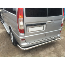 Задня дуга AK005 (нерж.) для мерседес Vito W639 2004-2014 рр