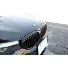 Решітка радіатора 1 Bar (2017-2020 Чорний глянець) для бмв 5 серія G30/G31 рр