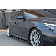 Бокові пороги DPT (чорний глянець) для бмв 5 серія E60/E61 2003-2010 рр