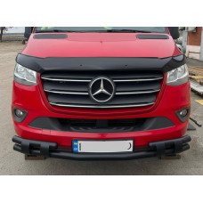Передня нижня дуга Shark Black для мерседес Sprinter W907/W910 2018- рр