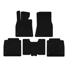 Килимки текстильні Premium (2007-2010 SD Довга база Чорний) для Lexus LS рр