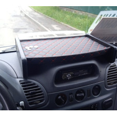 Полиця на панель (2000-2006 Чорна з червоною ниткою) CDI для мерседес Sprinter W901/902/903/904/905 рр