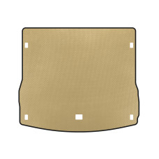 Килимок в багажник EVA (2014-2018 Бежевий) для Porsche Macan рр