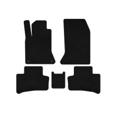 Килимки текстильні Premium (2011-2015 Електро Чорний) для мерседес B-class W246 рр