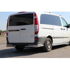 Задні куточки AK003-Double (2 шт нерж) для мерседес Vito W639 2004-2014 рр