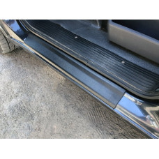 Накладки на пороги ABS (2 шт, пластик) Глянцеві для мерседес Vito W638 1996-2003 рр
