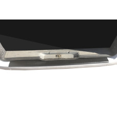 Накладка на задній бампер з загином (DDU пластик) Матова для мерседес Vito W639 2004-2014 рр