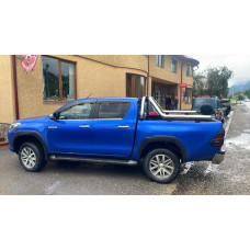 Дуга на кузов (нержавійка) 76мм для Toyota Hilux 2015- рр