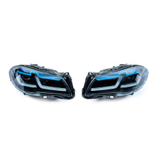 Передні фари FullLed G30 Laser LCI-style (2010-2013, 2 шт) для бмв 5 серія F10/F11 рр