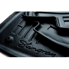 Гумові килимки (4 шт, Stingray Premium) для Toyota Land Cruiser Prado 250 2023- рр