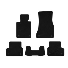 Килимки текстильні Premium (чорні) для бмв 5 серія G30/G31 2017-2023 рр