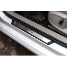 Накладки на пороги Flexill Sport (4шт нерж) для Volkswagen Golf 7/E-Golf 2012-2020 рр