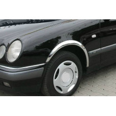 Накладки на арки (4 шт нерж) для мерседес E-сlass W210 1995-2002 рр