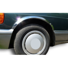Накладки на арки (4 шт нерж) для мерседес S-сlass W126 1979-1991 рр