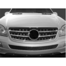 Накладка на решітку (5 шт., нерж.) Carmos - Турецька сталь для мерседес ML W164 2005-2011 рр