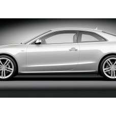 Бокові пороги DPT (чорний глянець) для Ауди A5 2007-2015 рр