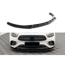 Передня лип накладка DPT (для AMG-Line, 2020-2023, чорний глянець) для мерседес E-сlass W213 рр