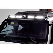 Козирьок лобовога скла з LED (Чорний) для Toyota Land Cruiser Prado 250 2023- рр