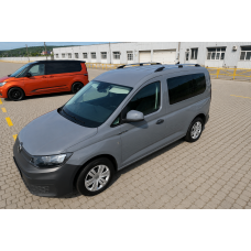 Рейлінги хром (турецький дизайн) Максі база, Пластикові ніжки для Ford Connect 2021- рр